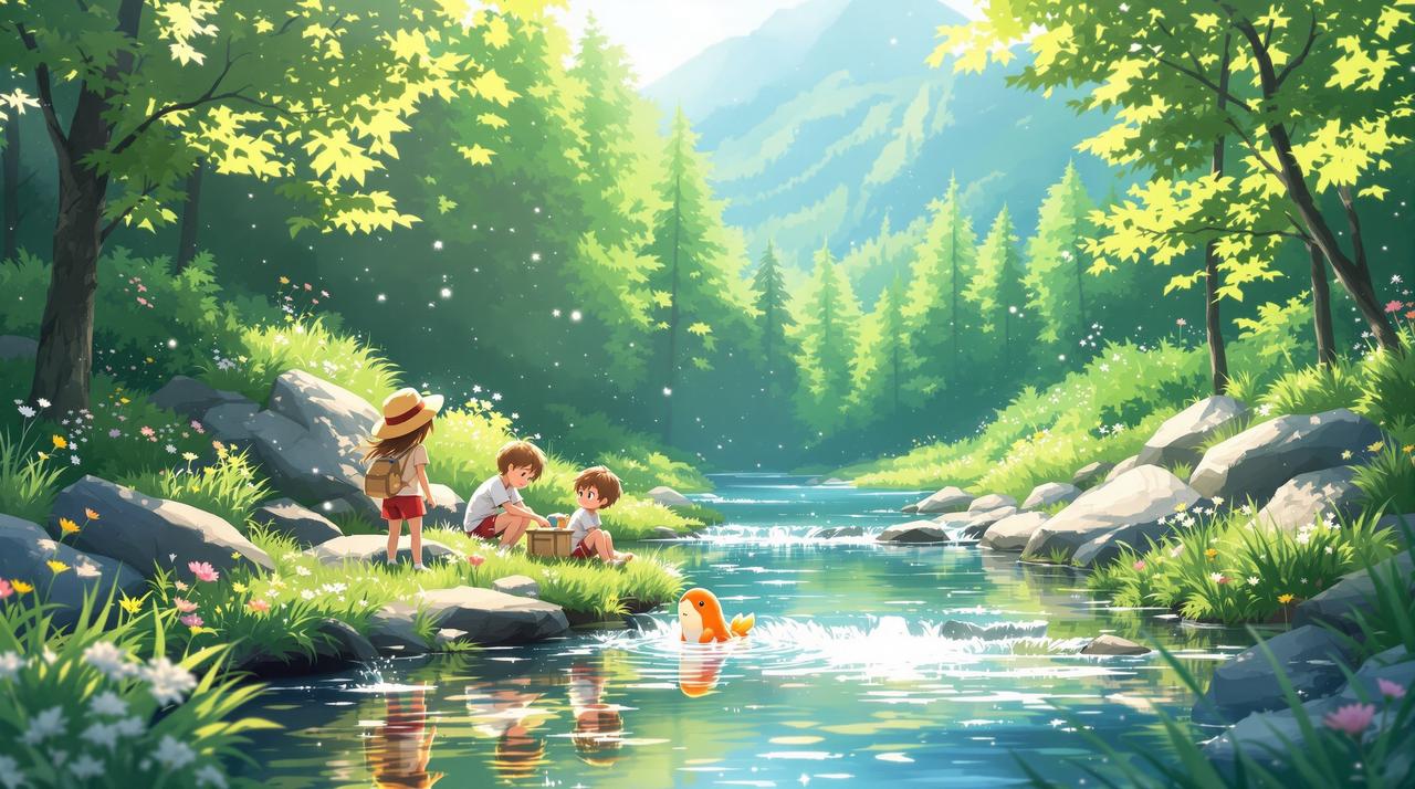 ai漫剧作品《夏日的河童》